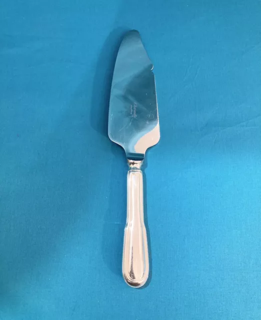 Pelle à tarte coupante CHRISTOFLE modèle FILET CHINON métal argenté couvert 25,5