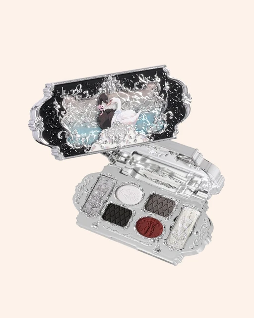 FLOWER KNOWS SWAN Ballet SixColor Makeup Palette 01 Black Swan TikTok