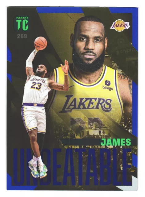 2023-24 Panini NBA Top Class LA Lakers Unbeatable LebBron James BLUE