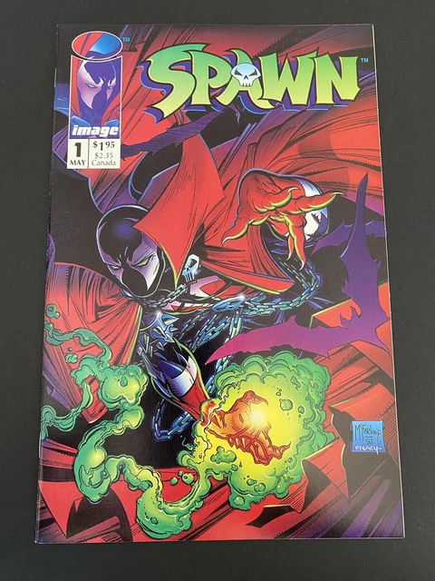Spawn 1, key: 1st Spawn. Beautiful NM/unread copy, classic McFarlane cover. 1992