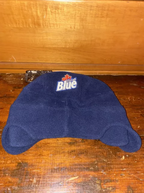 Labatt Blue Winter Beanie Hat Navy Blue Mens One Size Fits All Covers Ears (a3) 2