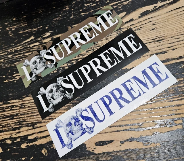 Skull Box Skull Supreme Sticker SUPREME SKULL STICKER Set Of By