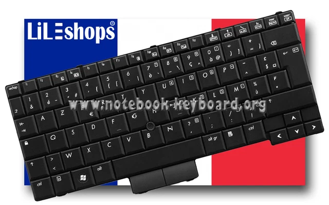 Clavier AZERTY Français Original Pour HP Mini 210-1000/1100 - Neuf - Fabriqué En France