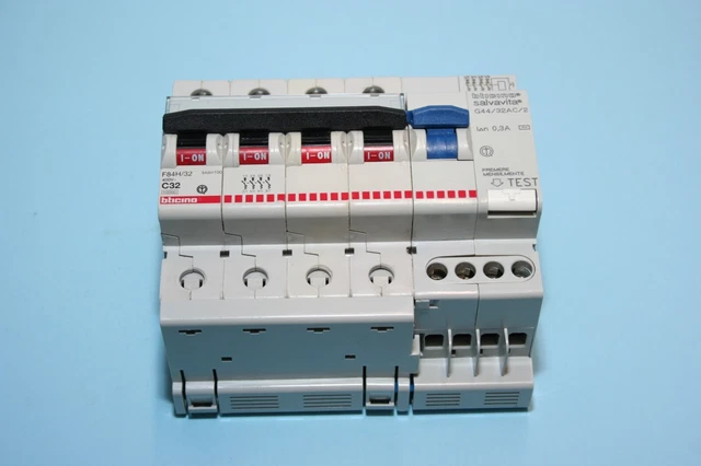 Interruttore Magnetotermico Differenziale BTicino GC8813F16 - Classe F 16A 30mA 1P+N