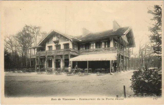 CPA PARIS ed. B.F. Bois de Vincennes Restaurant de la Porte Jaune (927508)
