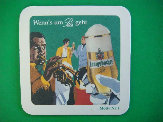Beer Bierdeckel Pub Coaster ~*~ Konigsbacher Pilsener ~ Koblenz, Germany Brewery