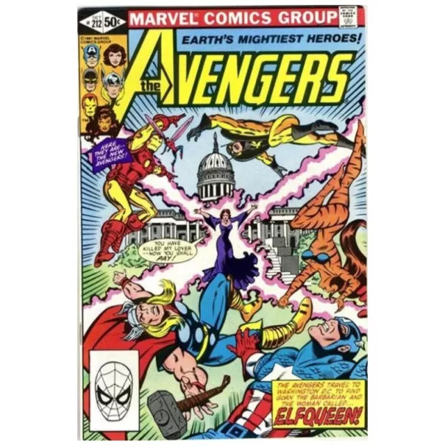 Avengers (1963 series) #212 in Very Fine minus condition. Marvel comics [o.