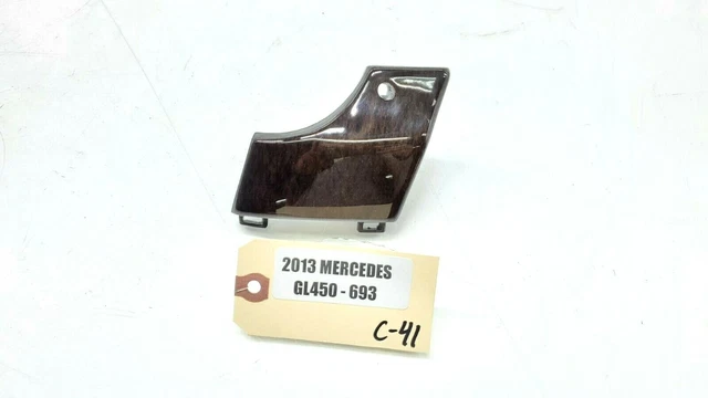 2013-2016 Mercedes Gl450 X166 Left Driver Dash Wood Grain Molding Cover Oem