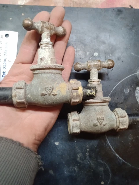 Pair Of Vintage Underground Stop Cocks