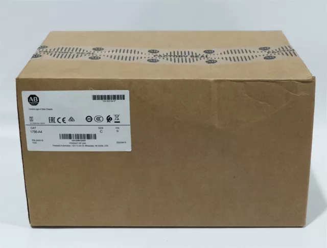 AB 1756-A4 ControlLogix 4 Slots Chassis New Factory Sealed 1756A4