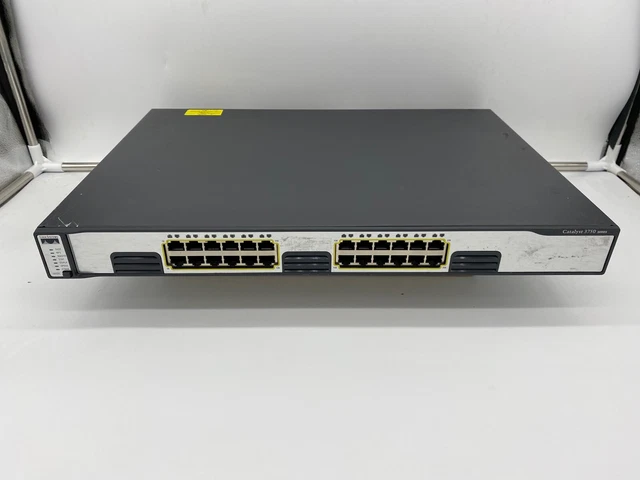 CISCO CATALYST WS-C3750G-24T-E 24 Port Gigabit Switch Free Uk Shipping ...