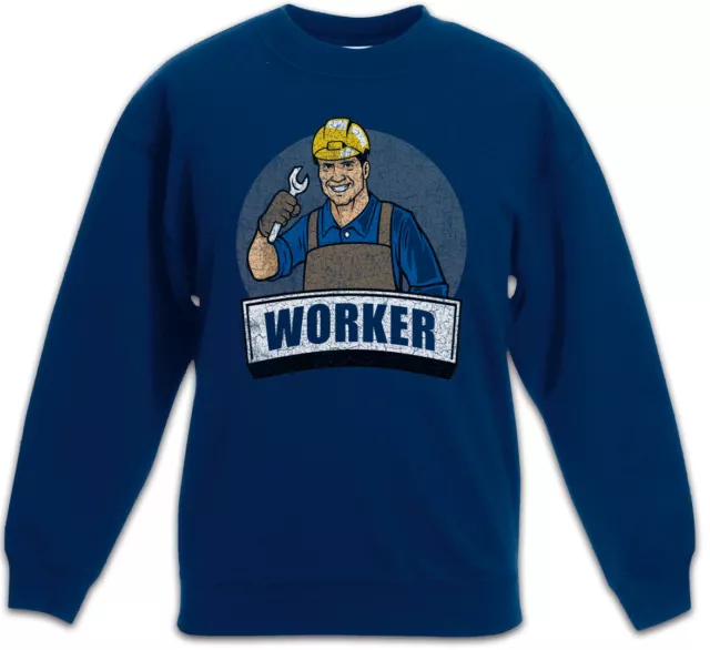 Worker III Kinder Pullover Arbeiter Arbeiterklasse Handwerk Handwerker