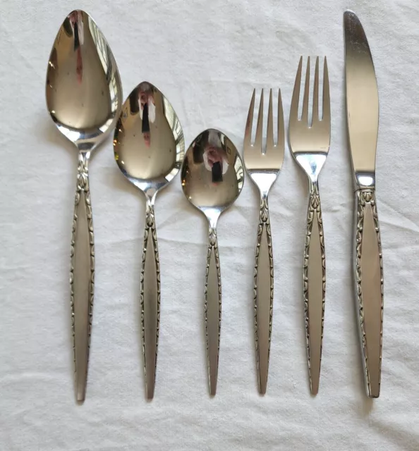 Oneida Community VENETIA Stainless Burnished & Glossy Silverware Flatware CHOICE