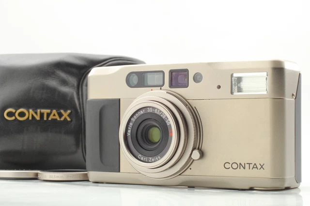 Read [Exc+5 w/ Case] CONTAX TVS 35mm Point & Shoot Film Camera from Japan #2212