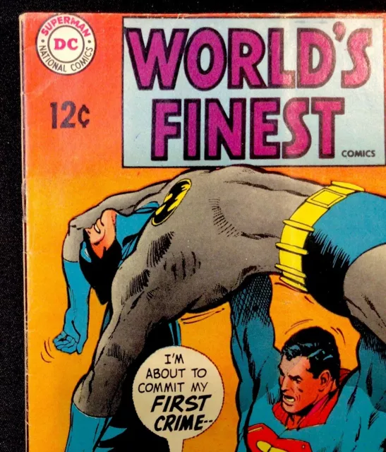 DC COMICS Worlds Finest Superman Batman Nov. No. 180 Vintage Original 2