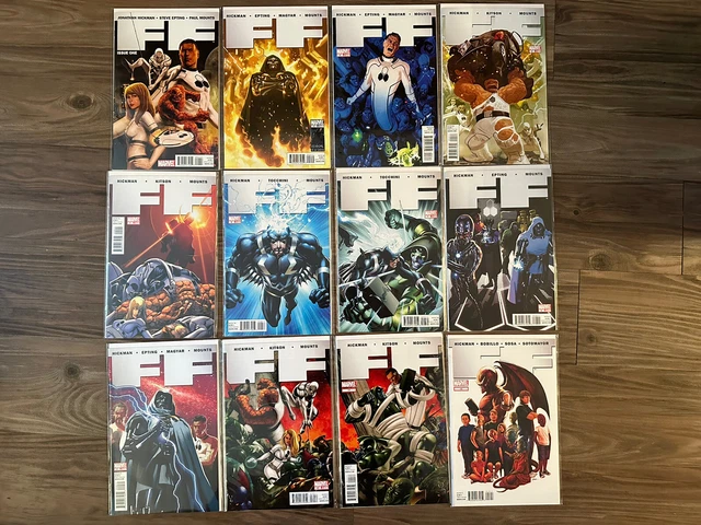 FF #1-23 Full Run Complete Set Lot Marvel 2011 Fantastic Four Hickman Epting