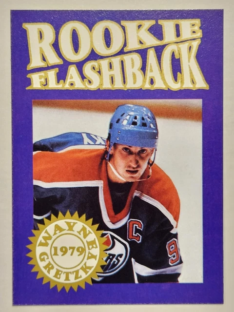 RARE! WAYNE GRETZKY 1979 ROOKIE FLASHBACK Oddball Hockey Card MINT! $5.