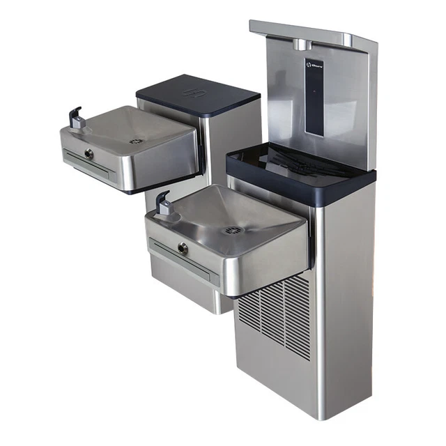 Haws 1212SH Wall Mounted Drinking Fountain - Stainless Steel