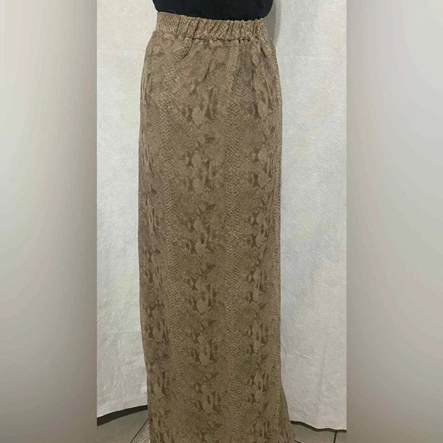 HAUTE HIPPIE NWOT BIAS CUT SILK MAXI SKIRT BADAZZ-Medium-