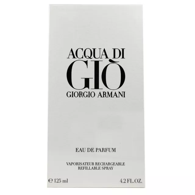 Acqua Di Gio Di Giorgio Armani Eau De Parfum 75 Ml 125 Ml Profumo Uomo 1255