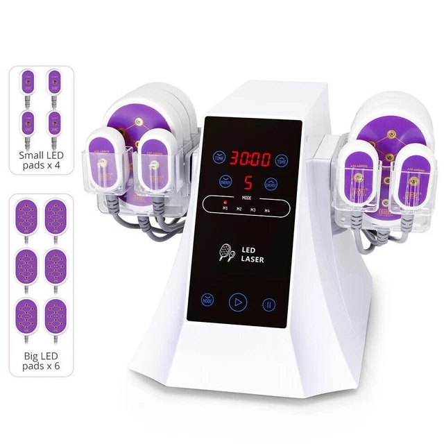 10 Pads 5MW 635NM 650NM Led Light Belly Arms Legs Full Body Beauty Machine Home