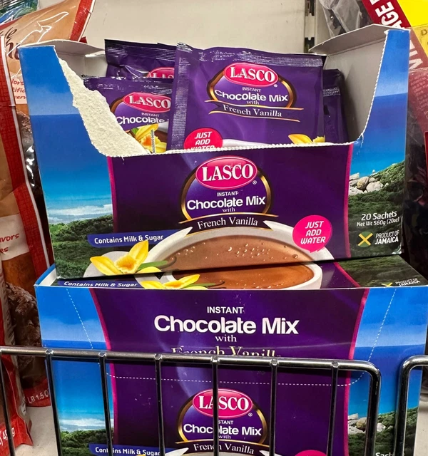 LASCO INSTANT CHOCOLATE mix 28G sachets just add water 6Pack x 1 £5.