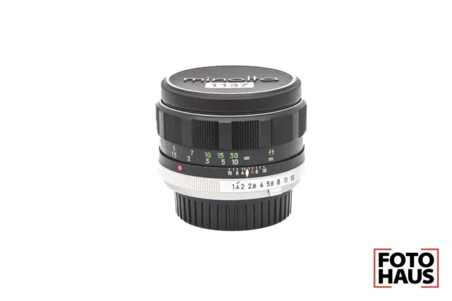 *READ* Minolta MC Rokkor-PF 58mm f/1.4 SLR 35mm MD SRT 101 303 1137