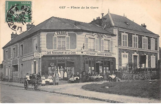 91 - GIF - SAN40480 - Place de la Gare - En l'état - Déchirure
