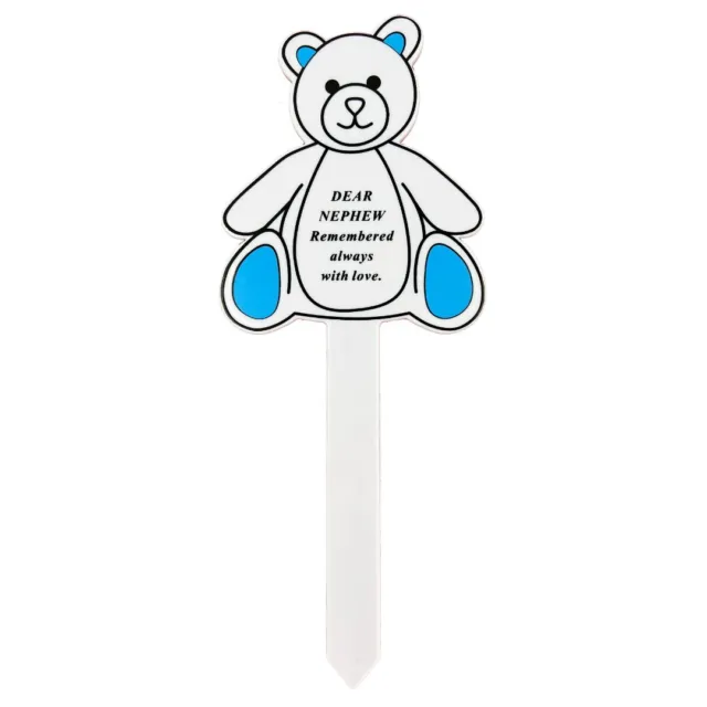 Special Nephew Memorial Baby Child Remembrance Verse Grave Ground Stake