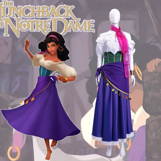 Cosplay The Hunchback of Notre Dame Esmeralda Dresses Halloween Masquerade Suits