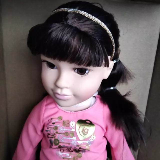JOURNEY GIRL 18& Callie Hand Painted Asian Doll Nrfb $30.96 - PicClick