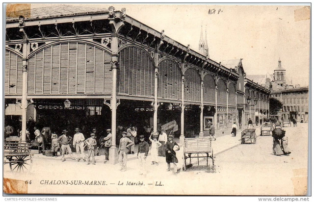 51 CHALONS SUR MARNE - le marche couvert