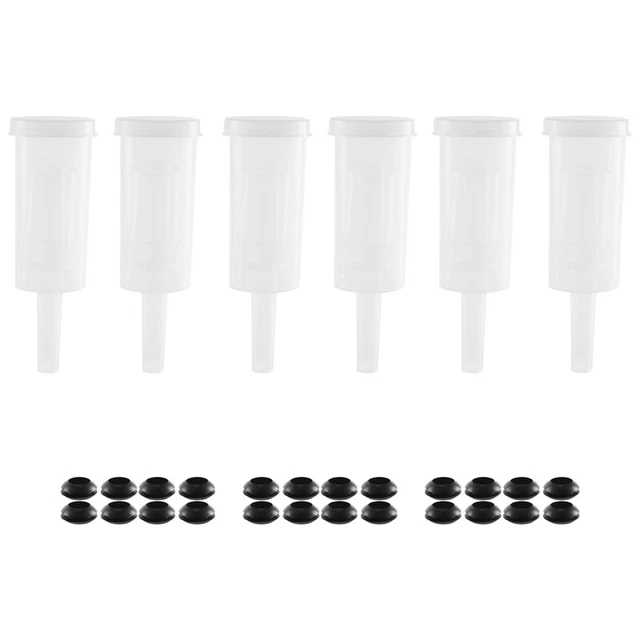 1X(Sas pour la Fermentation, Sas de Fermentation avec Passe-Fil en Silicone1243