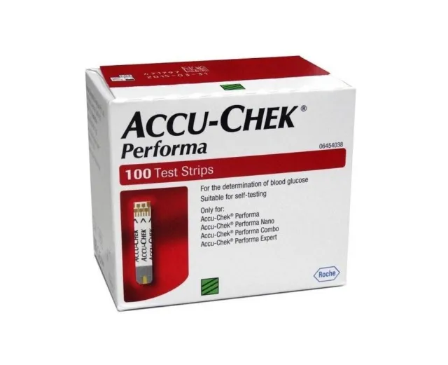 ACCU-CHEK Performa Blood Glucose 100 Test Strips EXP- Feb 2025 ( MADE IN USA)