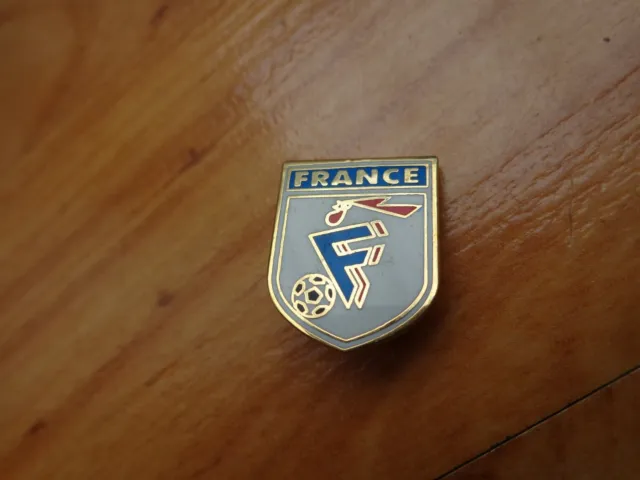 Classic France National Team Federation Crest Enamel Football Pin Badge #2