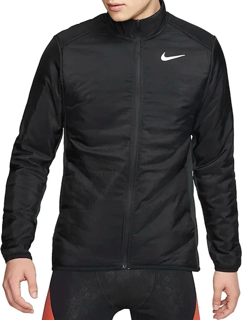 NIKE RUNNING AEROLAYER Full Zip Jacket Black Size Medium 9.99 PicClick UK