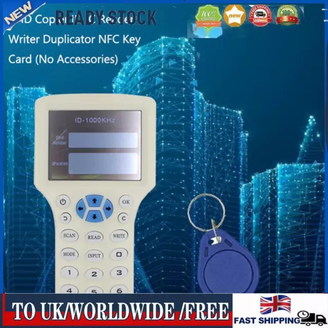 Copier Access Control Card Duplicator Cloner RFID NFC IC ID Card Reader Writer