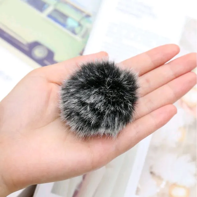 Fur Windscreen Wind Muff Mic Furry Cover Lavalier Lapel Microphone For SONY RODE