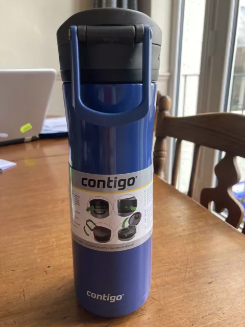 Contigo Jackson Chill 2.0 Stainless Steel Water Bottle - 590ml /20oz  Blue Corn