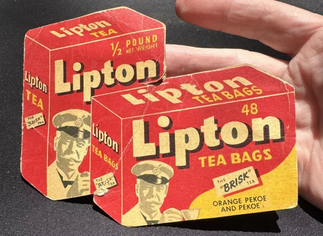 1960'S ORIGINAL LIPTON TEA Promotional Sewing Kit. Made In West GERMANY