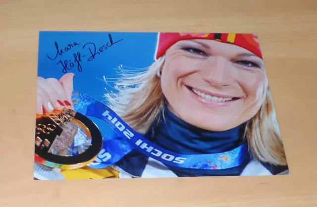 MARIA RIESCH, original signed Photo 20x27 cm (SPORT)