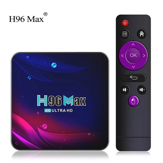 X96 Mate Android 10.0 Smart TV Box UHD 4K Lecteur multimédia HDR 4Go / 32Go BT5.0