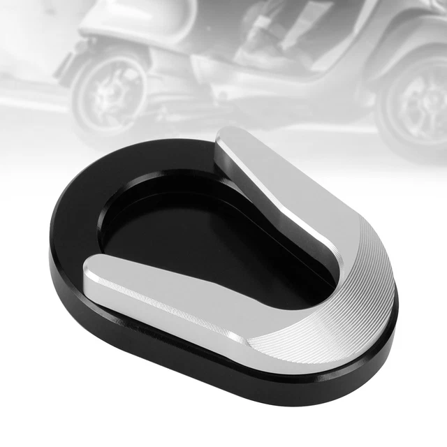 Kickstand Enlarge Plate Pad fit for Vespa Sprint Primavera 150 2013‑2020 BLK SA