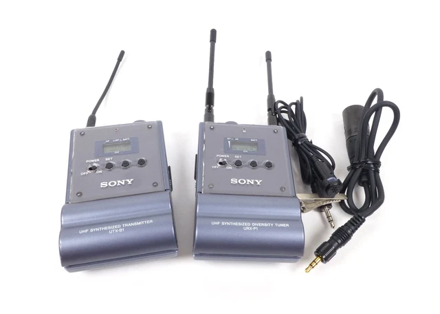 Clip Per Microfono Wireless Sony - Pacchetto Per UTX-B1, URX-P1, UTX-B2, URX-P2 E UTX