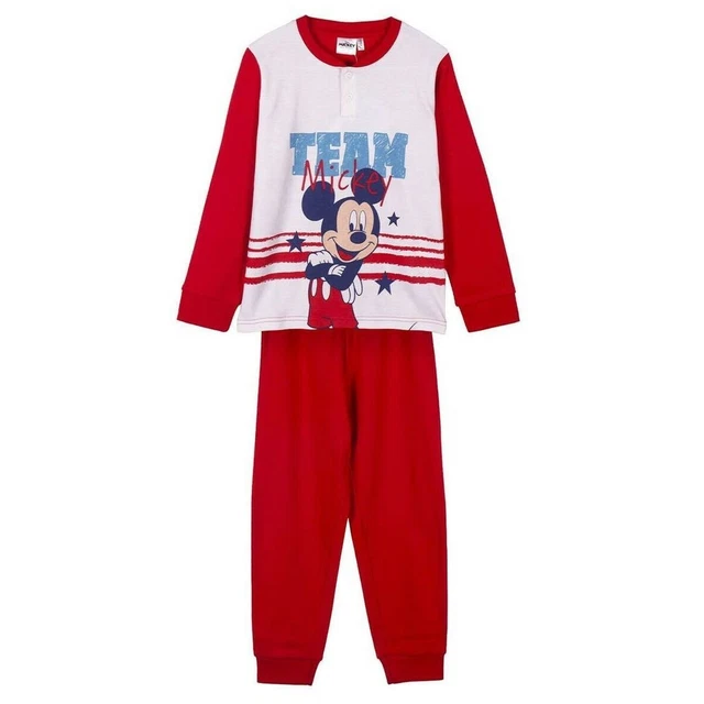 Pigiama Per bambini Mickey Mouse Rosso Taglia:5 anni