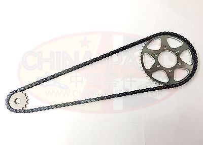 Heavy Duty Chain and Sprocket Kit for Pulse Adrenaline 125 ( Rear Drum Models)
