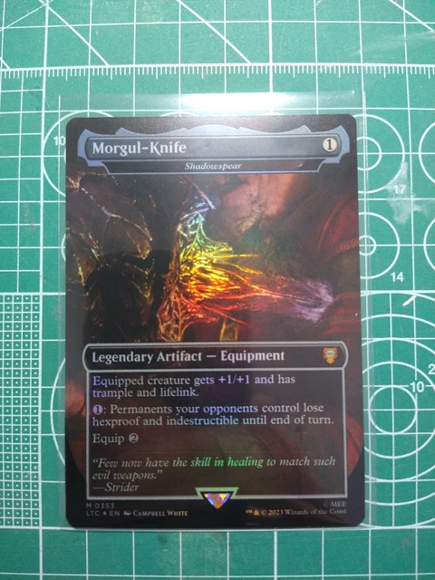 MTG LORD OF the Rings Delighted Halfling *Prerelease Borderless