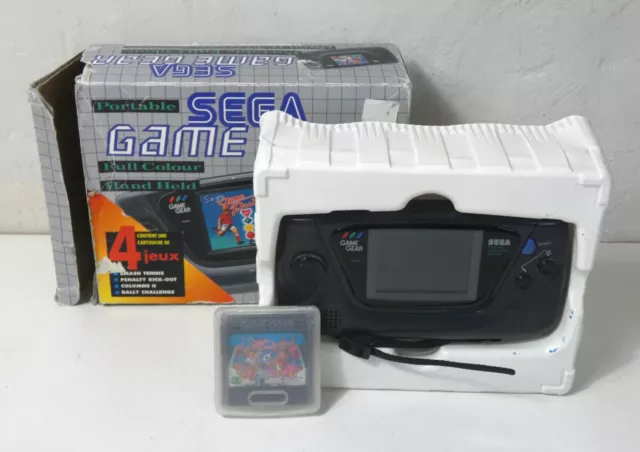Console Game Gear Sega en boite avec jeu Game pack 4 in 1 console pour pièces