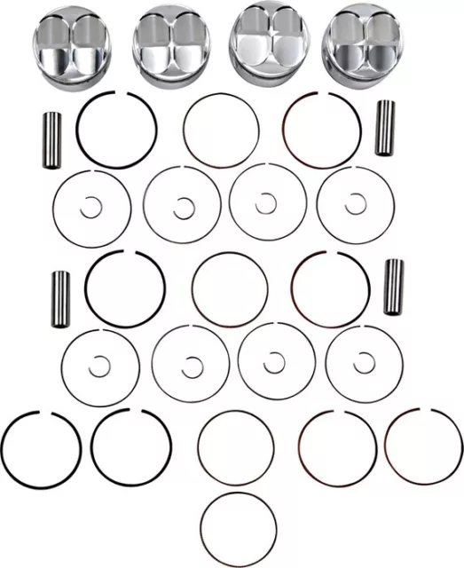 JE Piston 74mm +1mm 13.0:1 for Kawasaki ZX750P Ninja ZX-7R/ZX750N Ninja ZX-7RR