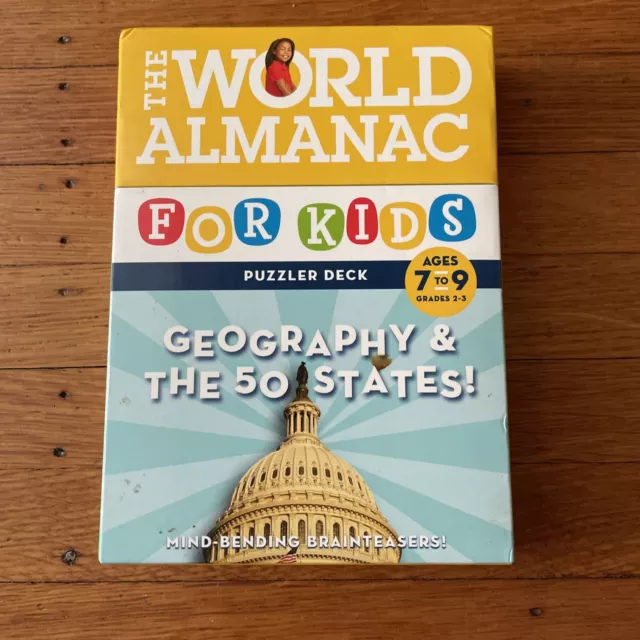 The World Almanac for Kids Puzzler Deck Geography and the 50 States